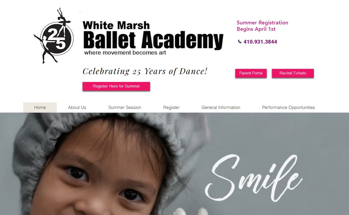Dance Studio | White Marsh Ballet Academy | United States