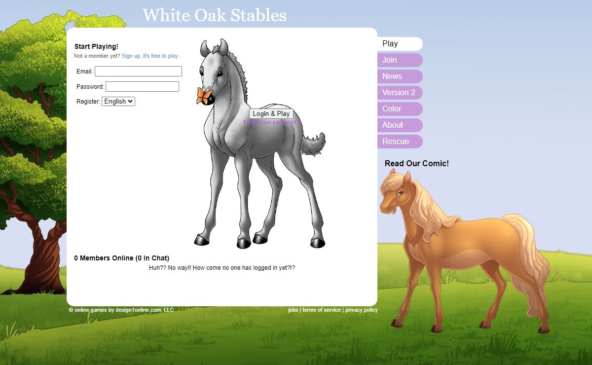 White Oak Stables | Realistic Horse Game