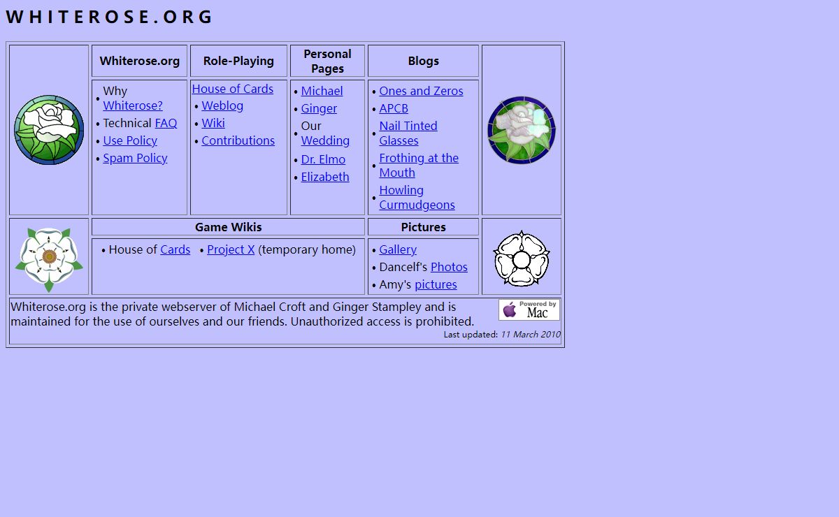 Whiterose Homepage