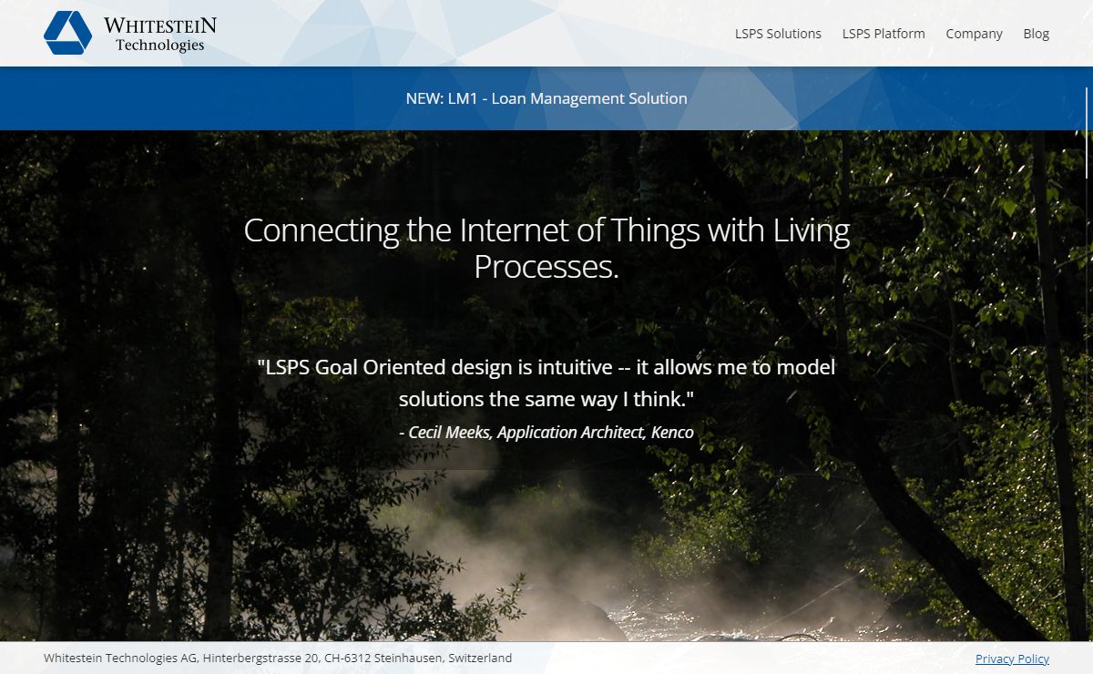 Whitestein Technologies | Intelligent software for intelligent business operations.