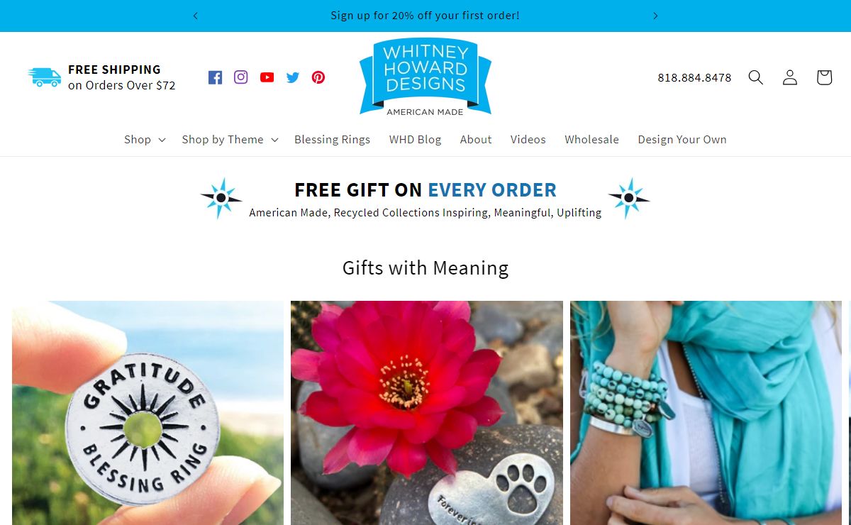 Inspirational & Motivational Pewter Jewelry & Gifts with meaning – Whitney Howard Designs