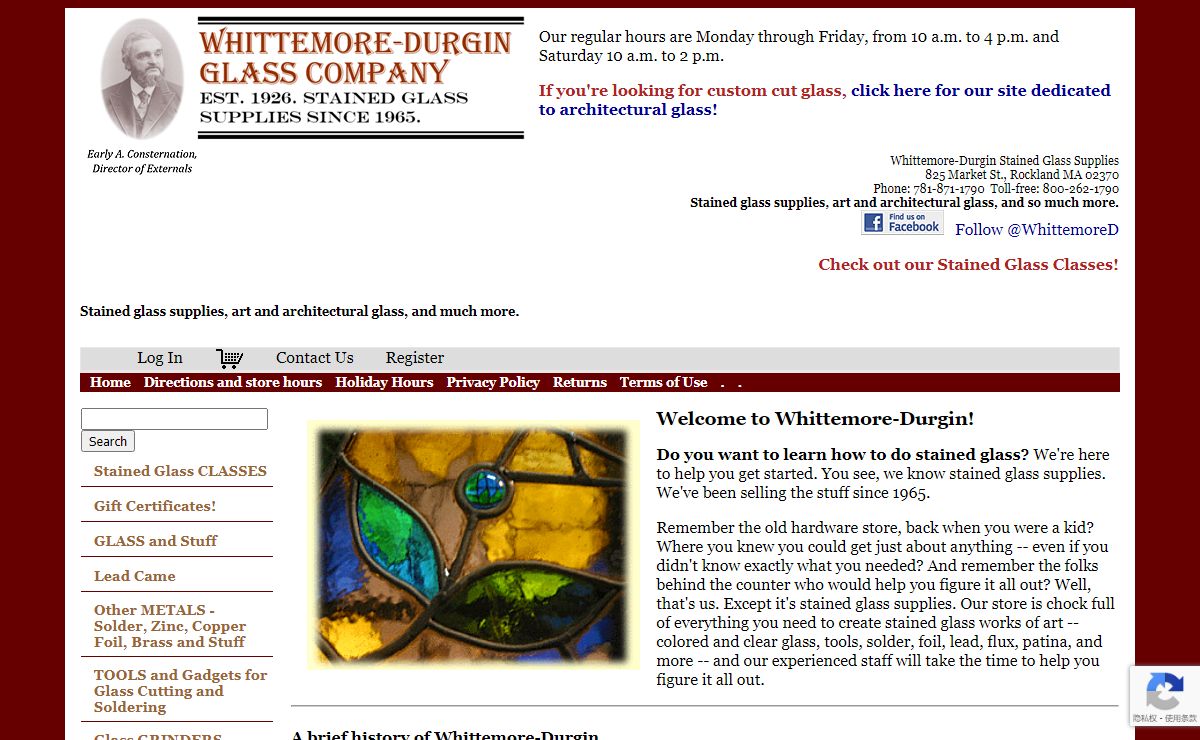 Whittemore-Durgin Stained Glass Supplies :: Stained Glass Supplies from Whittemore-Durgin
