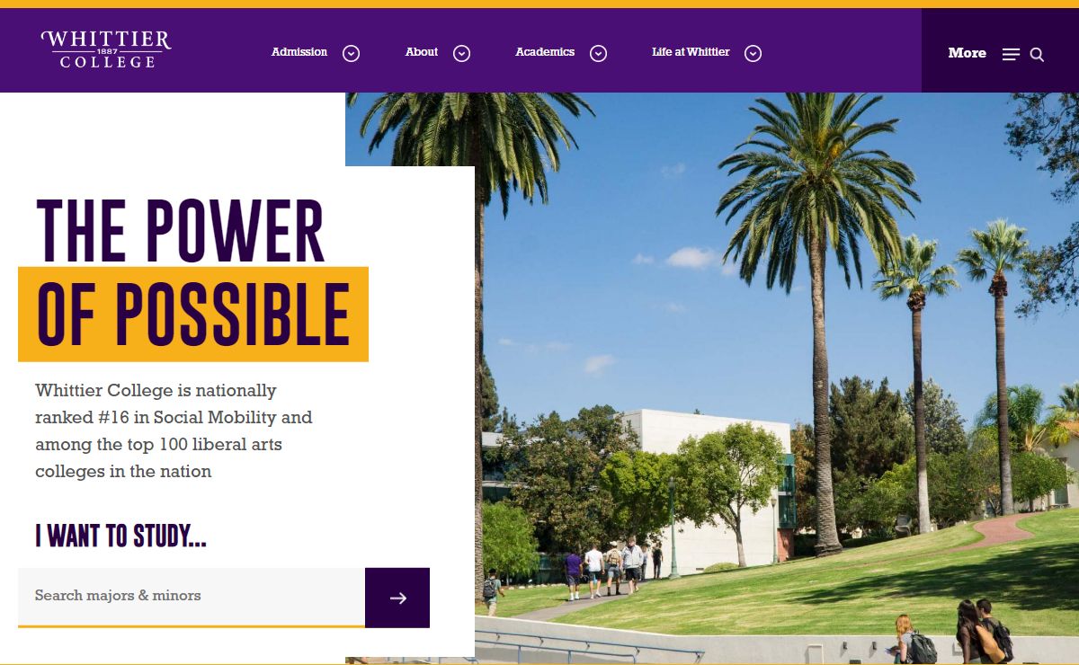 Whittier College | 4-Year Private Liberal Arts College