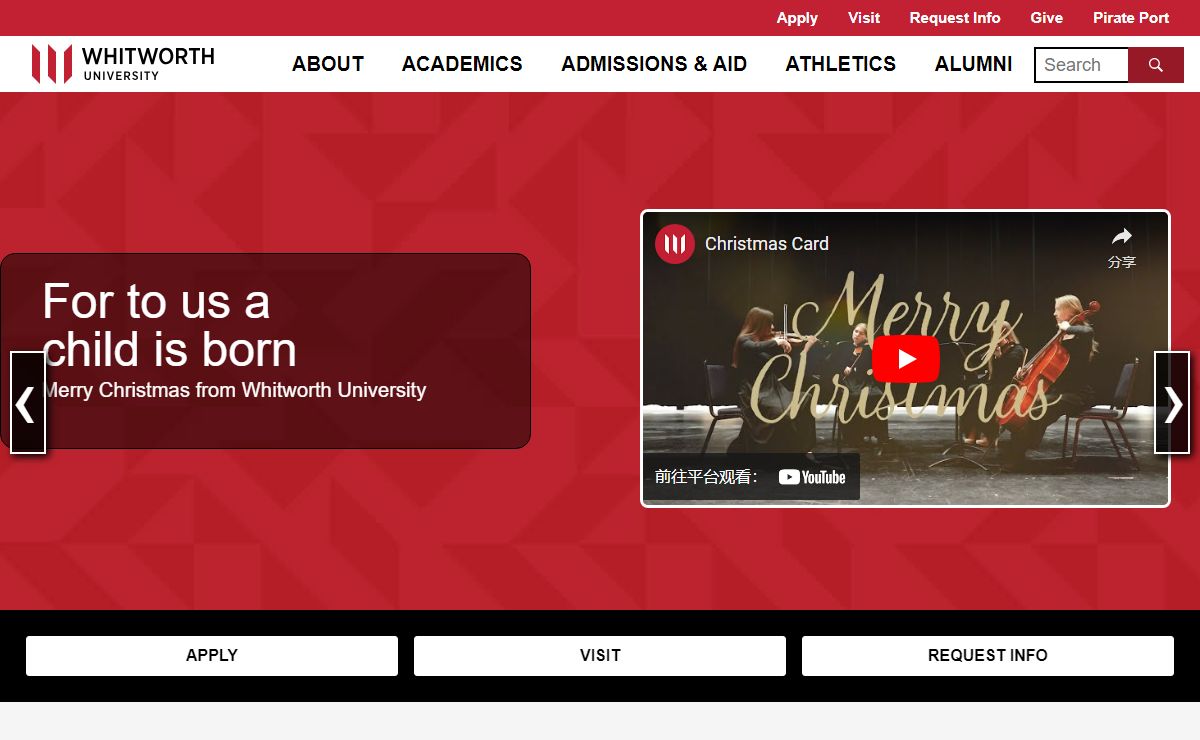 Whitworth University | A Christian university in Spokane, Washington