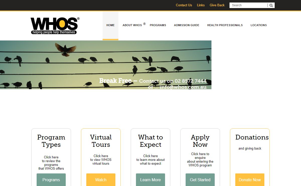 WHOS | Helping People Help Themselves