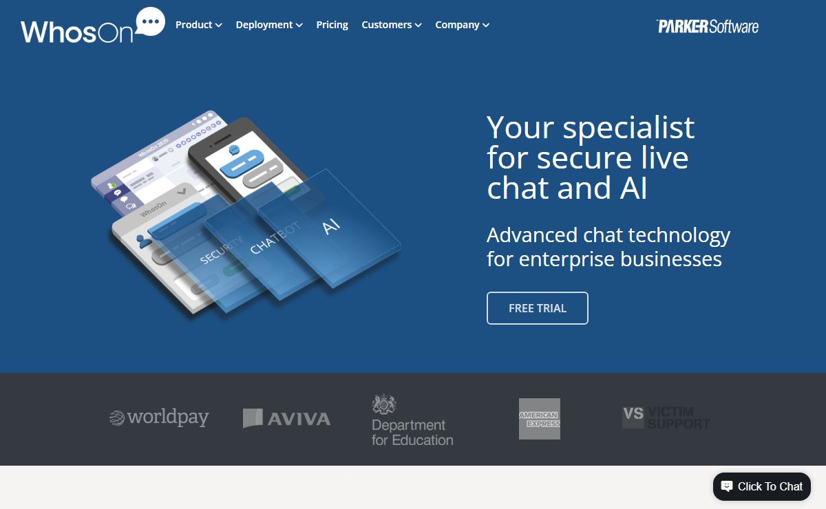 WhosOn - Pioneering Live Chat & AI Solutions for Modern Businesses
