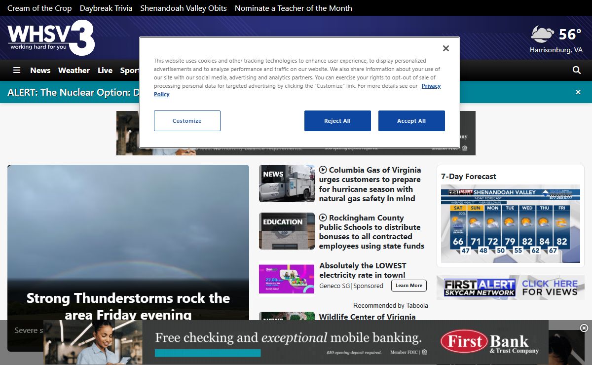 WHSV | WHSV3 | Harrisonburg, Staunton, Waynesboro, Shenandoah Valley | News, Weather, Sports