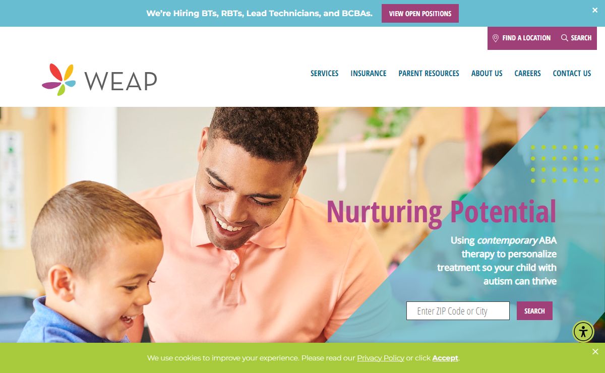Wisconsin Early Autism Project (WEAP) | ABA Therapy Services
