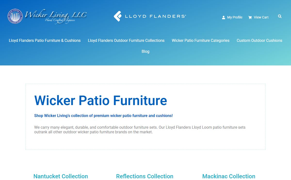 Wicker Patio Furniture | Shop Outdoor Patio Furniture Sets - Wicker Living