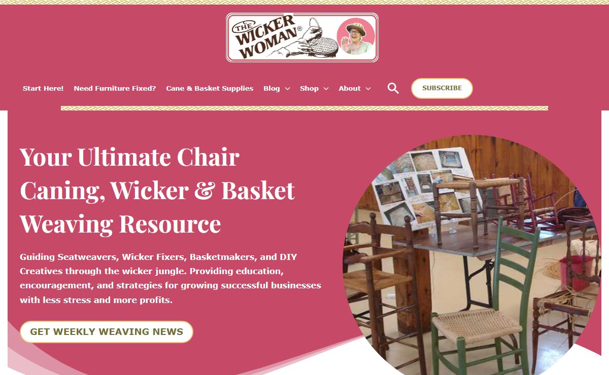 Your Ultimate Chair Caning, Basket Weaving & Wicker Resource!