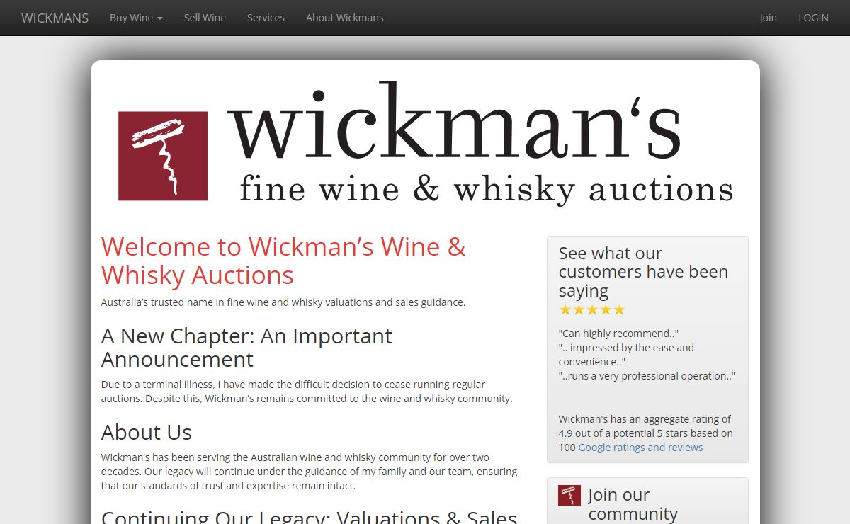 Wickman's Wine & Whisky Auctions: Rare Finds for Collectors
