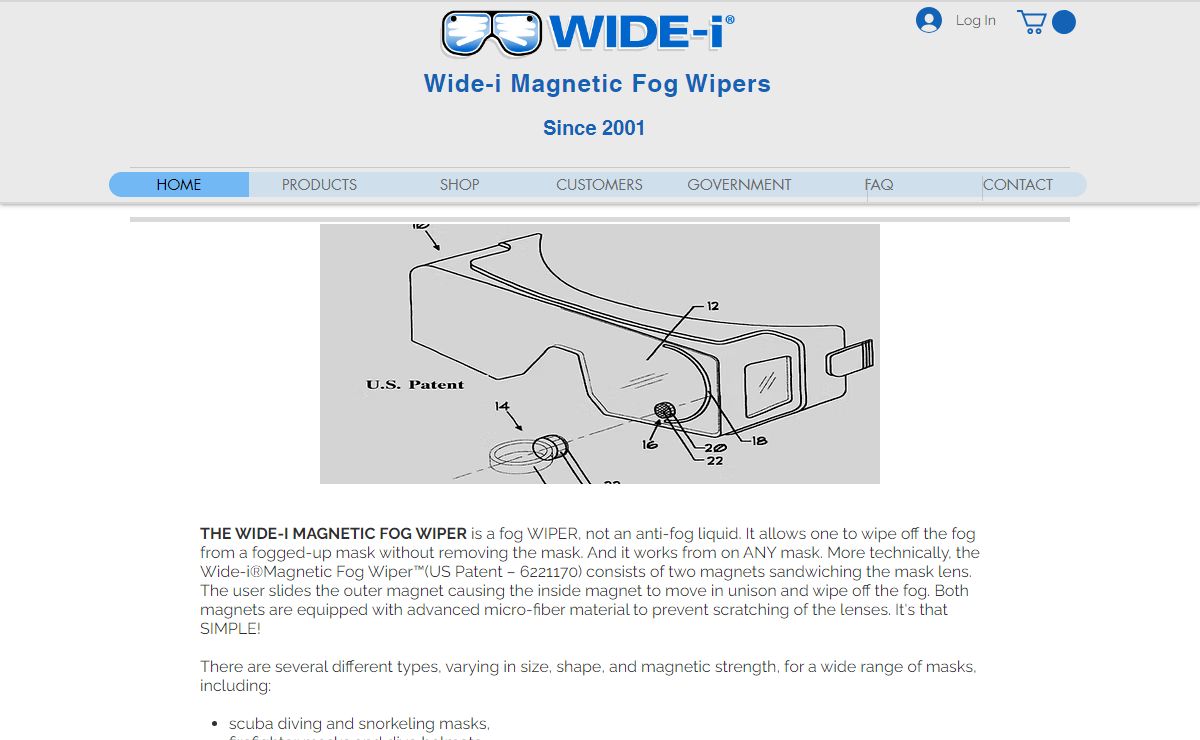 Wide-i Magnetic Fog Wipers | Magnetic Fog Wiper for Mask/Goggles