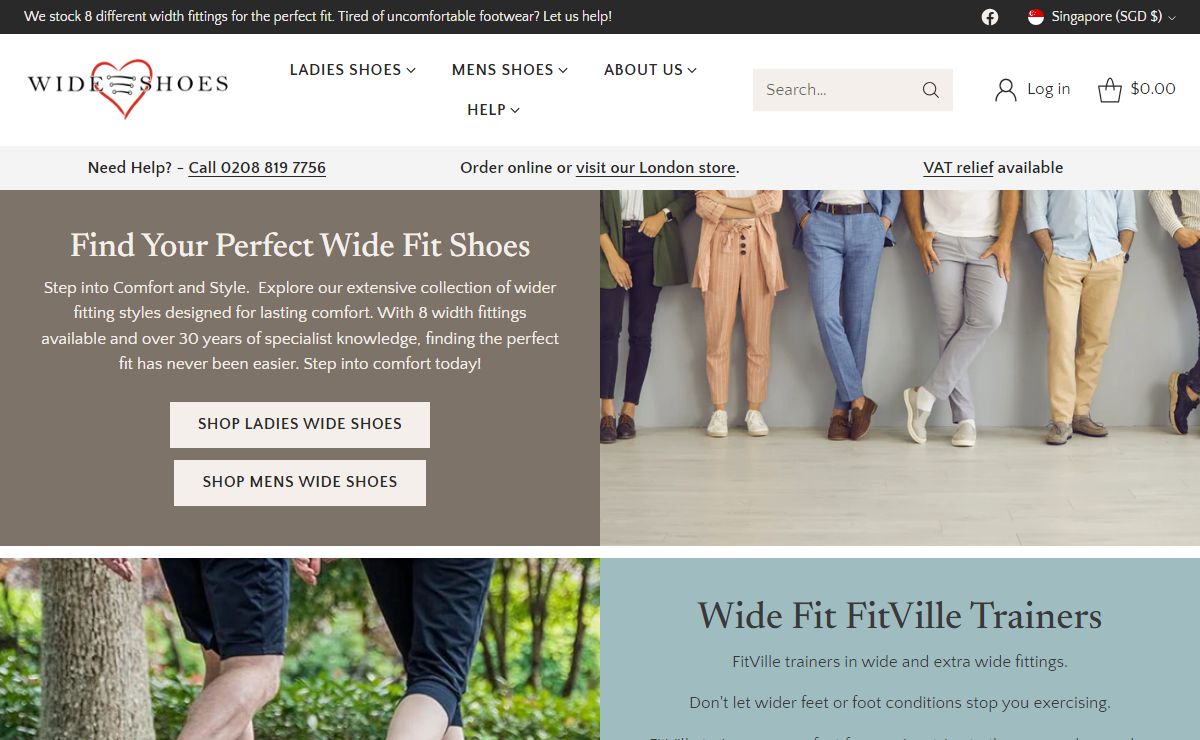 Wide Shoes Specialist | Wider Fitting Shoes, Boots And Sandals