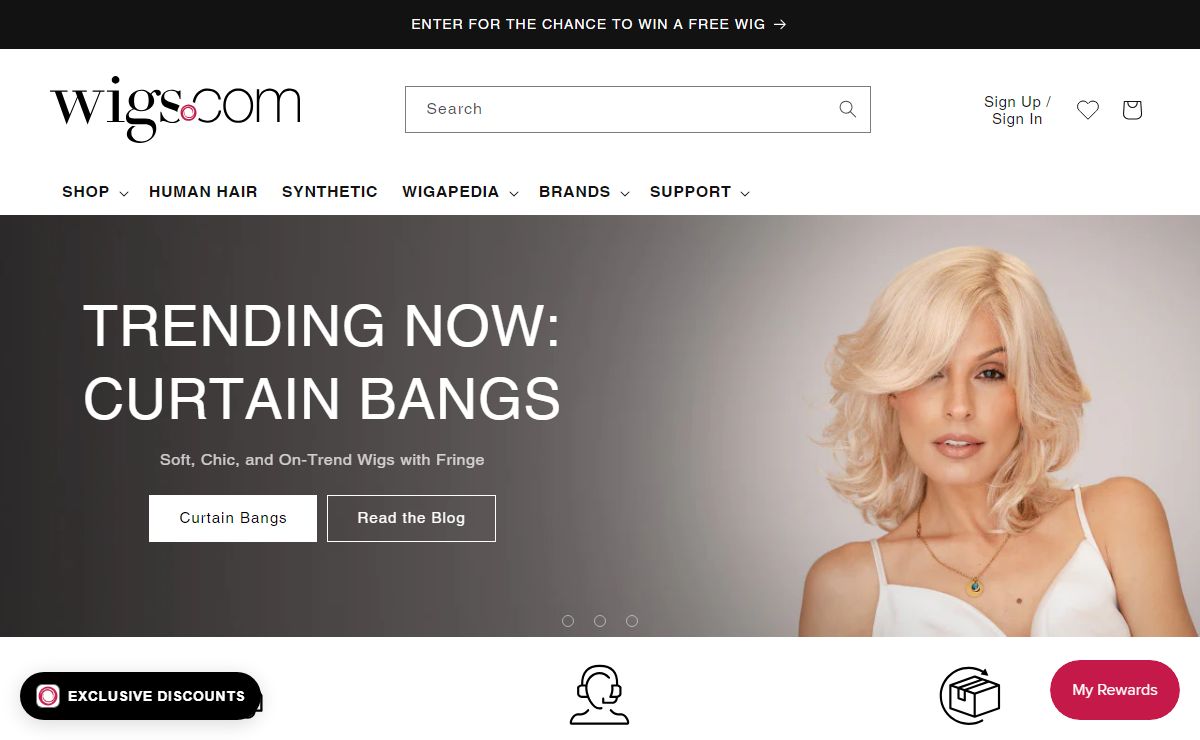 Wigs, Lace Front, Human Hair & Synthetic – Wigs.com