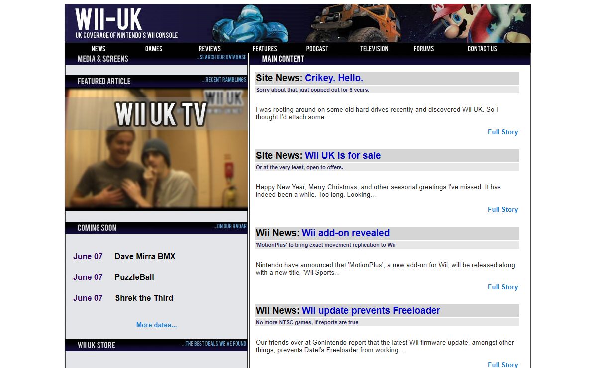 Wii News / Wii UK - UK Coverage of the Nintendo Wii console