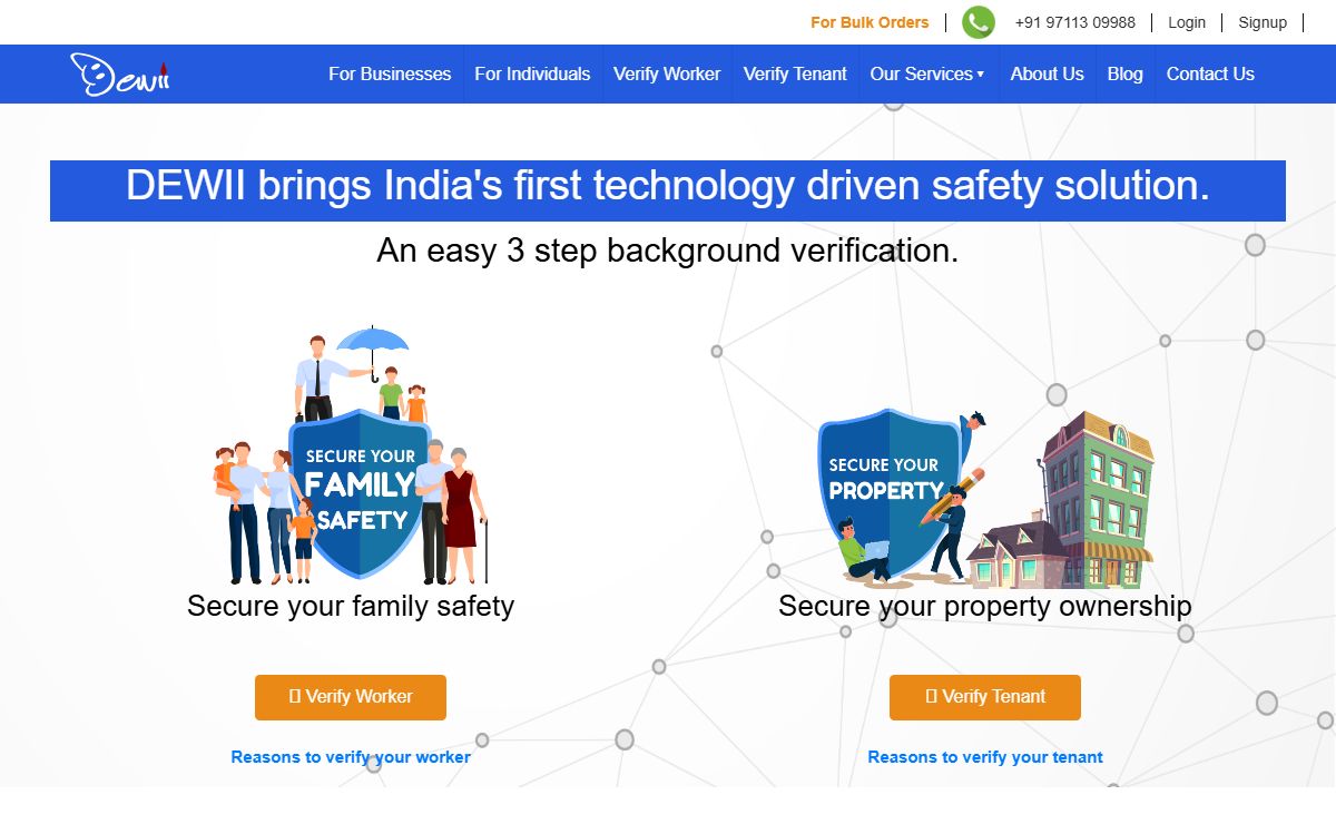 Best Background Verification Company - Dewii