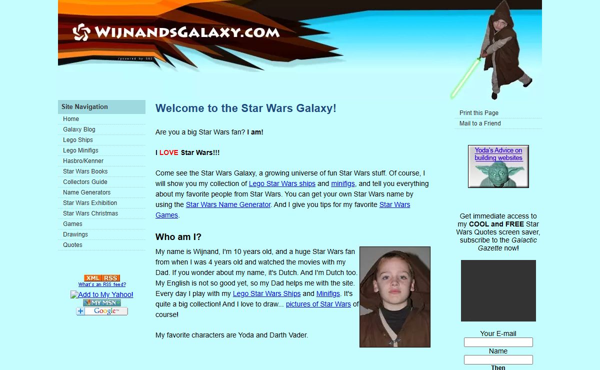 The Star Wars Galaxy :: A growing Universe of Fun Star Wars Stuff