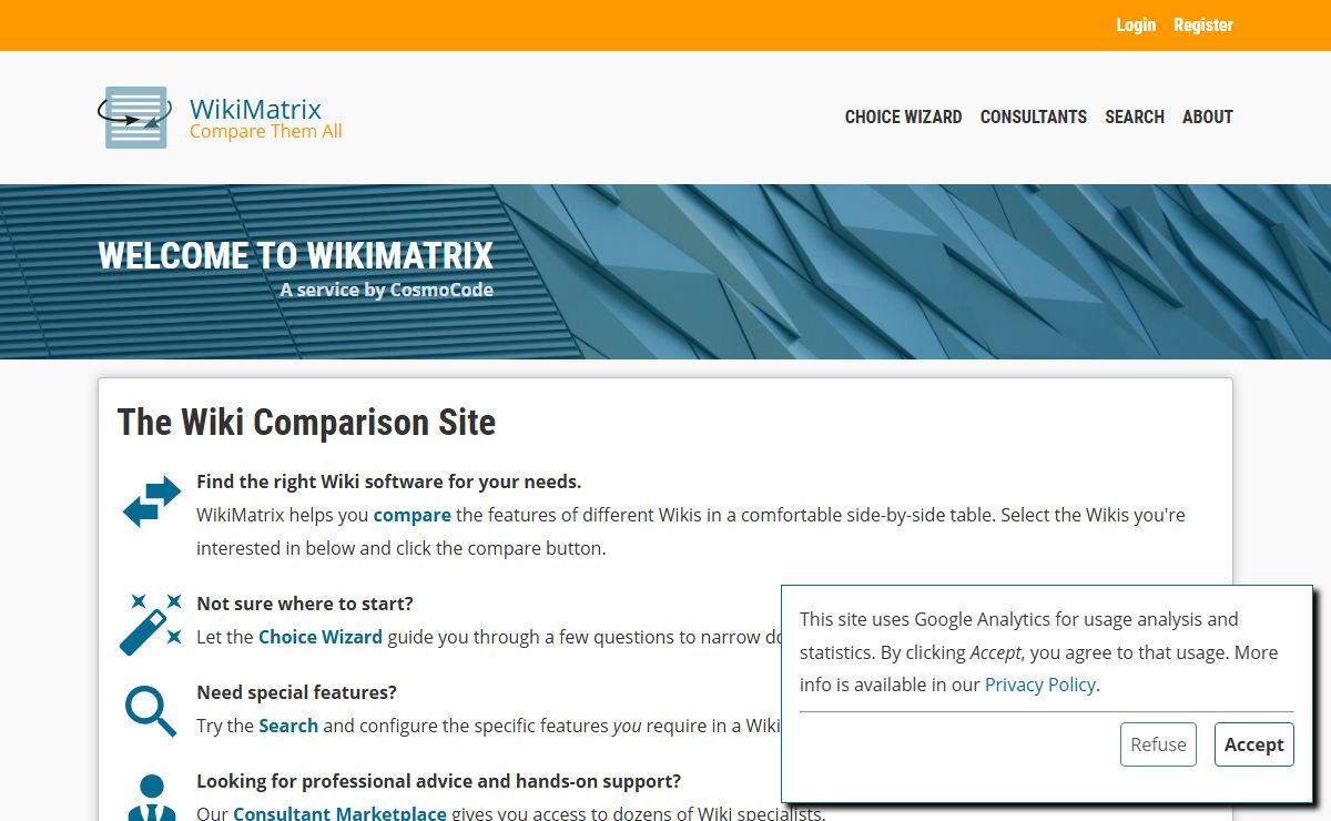 Compare Them All | WikiMatrix