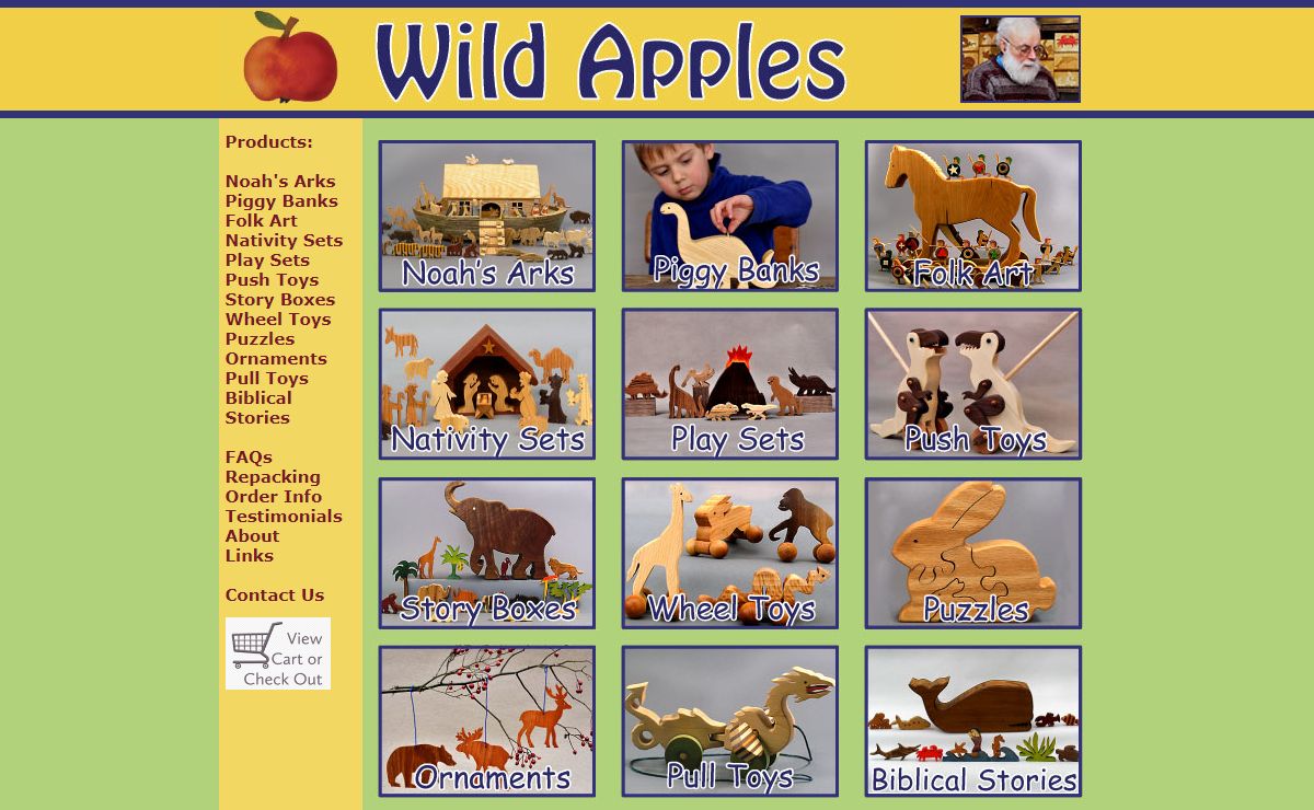 Noah's Ark, Wooden Noah's Ark, Toy Arks, Wooden Toys, Made in America