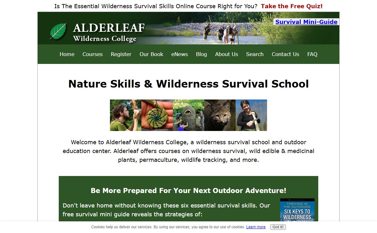 Alderleaf Wilderness College | Nature & Survival School