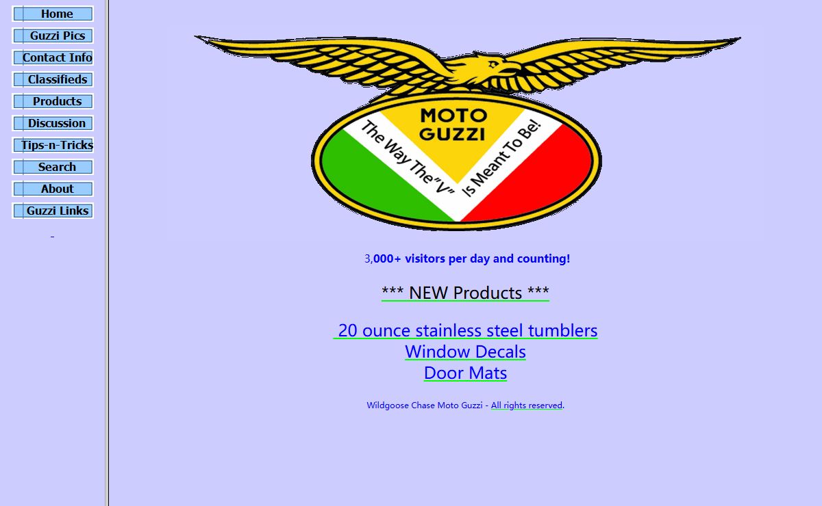 Wildgoose Chase Moto Guzzi