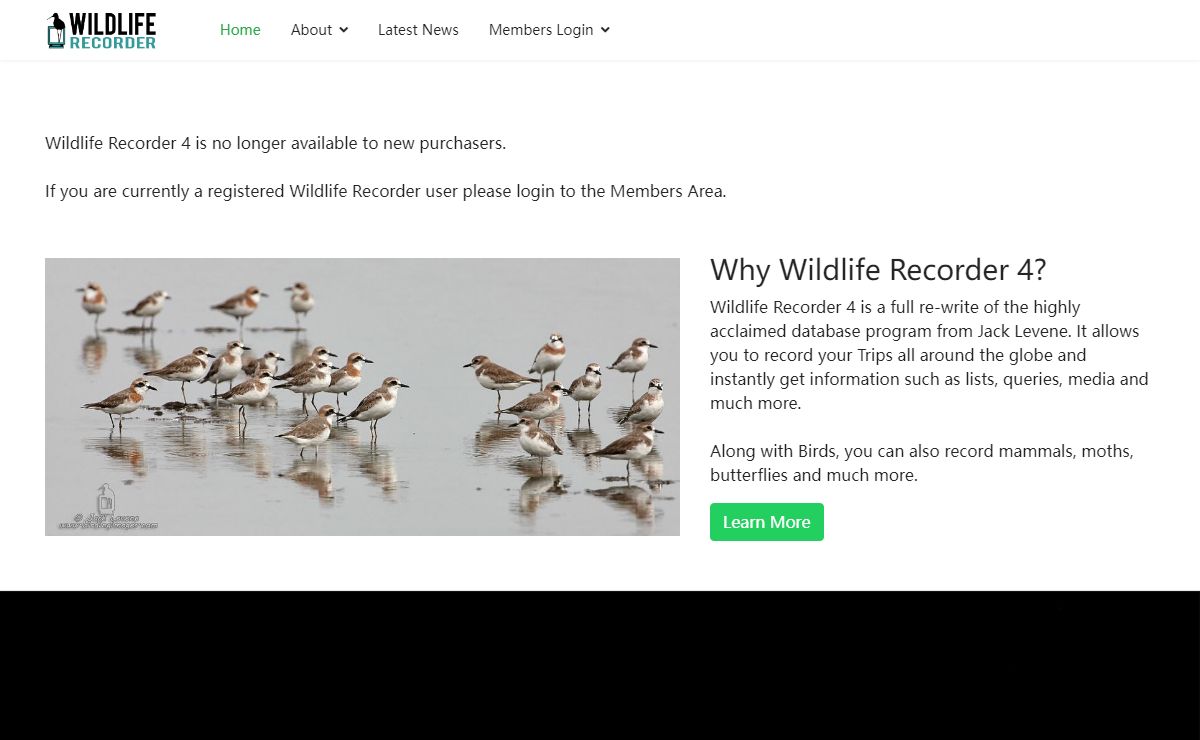 Wildlife Computing | Wildlife Recorder 4, Wildlife and Birding Software - Wildlife Recorder - Wildlife and Birding Software