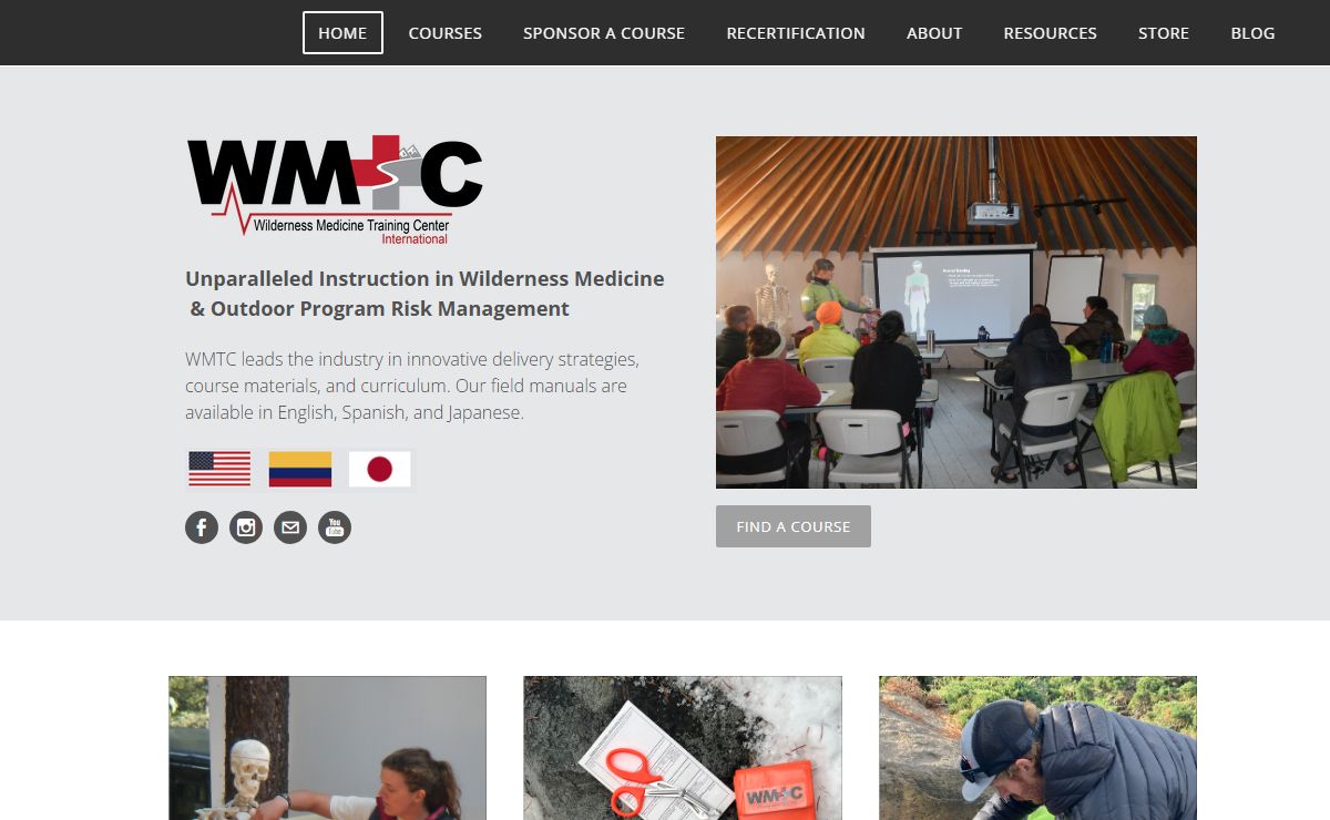 Wilderness Medicine Training Center Home