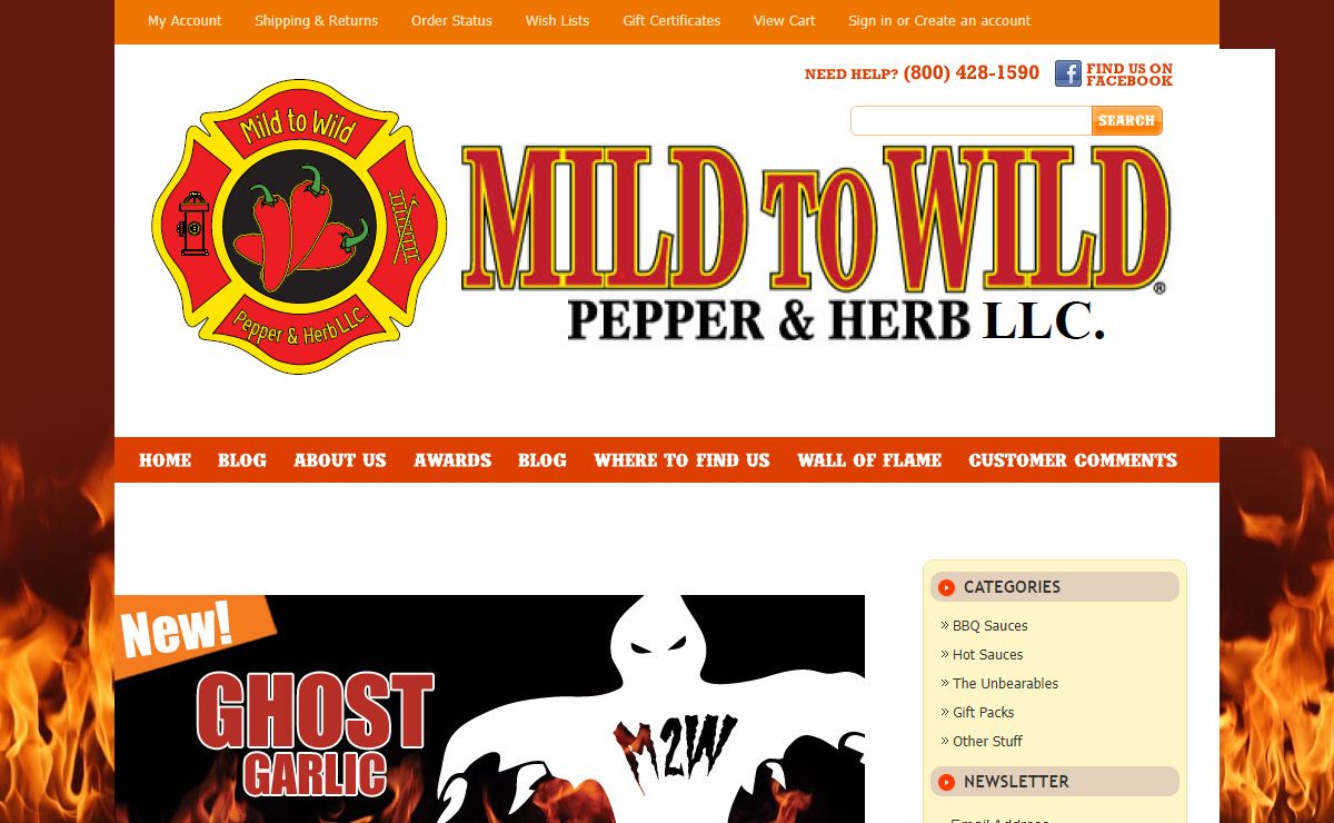 Buy Hot Sauces, BBQ Sauce & Chile Seasonings - Mild to Wild® Pepper & Herb Co.