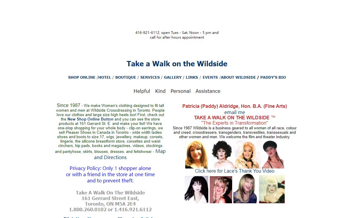 Take A Walk On The Wildside Toronto