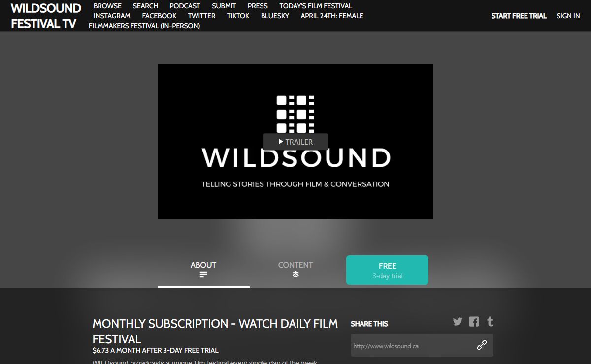 WILDsound Festival TV