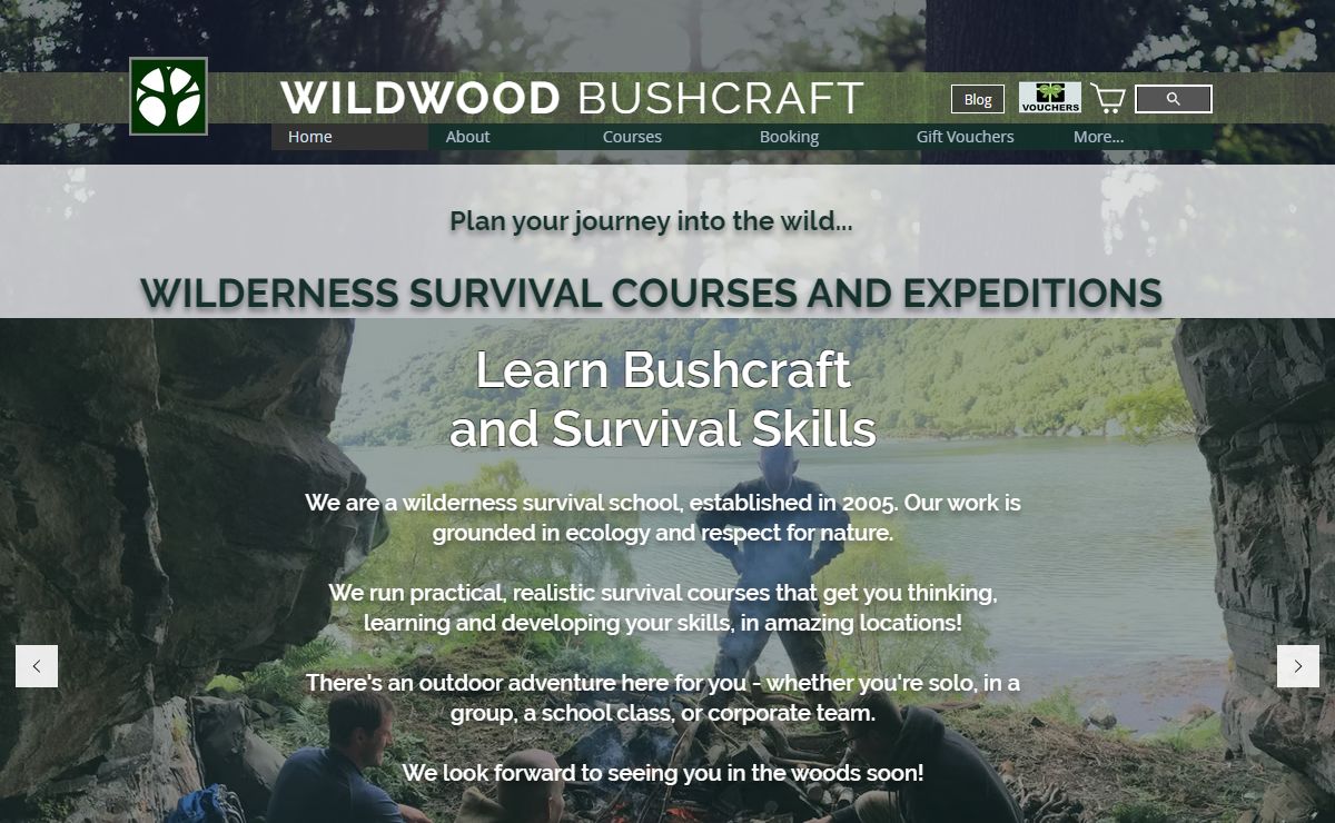 Wilderness Survival Courses | Wildwood Bushcraft | United Kingdom