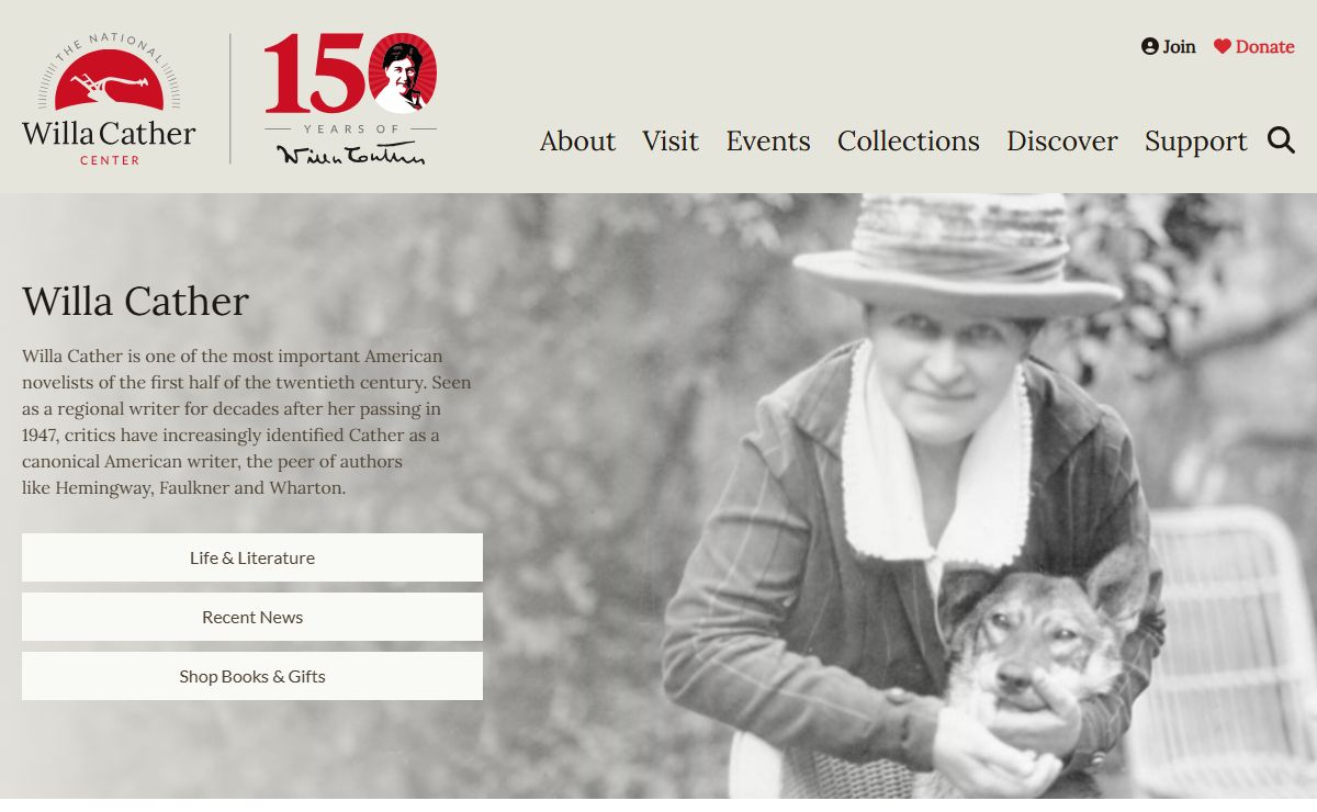National Willa Cather Center - Red Cloud, NE