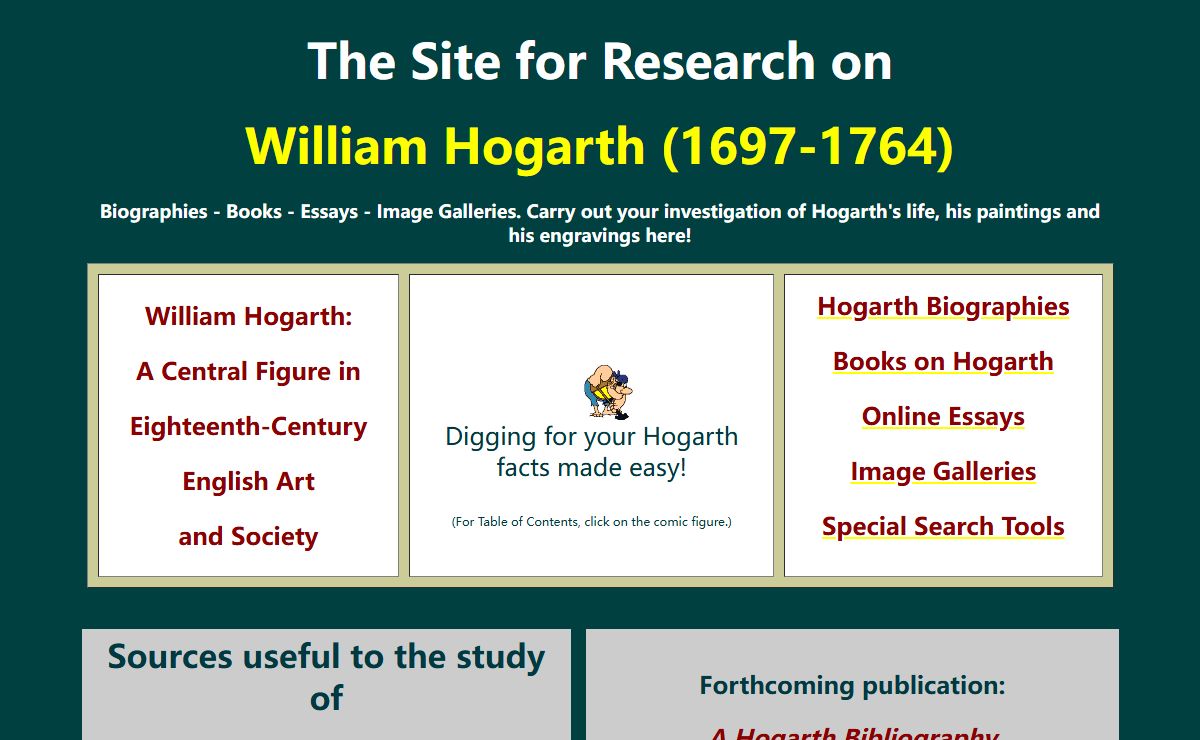 Hogarth: The Site for Research on William Hogarth