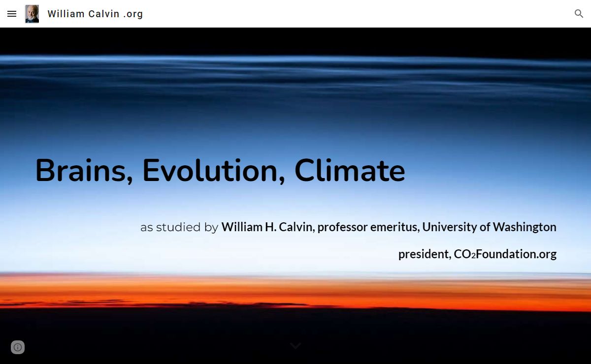 William Calvin .org