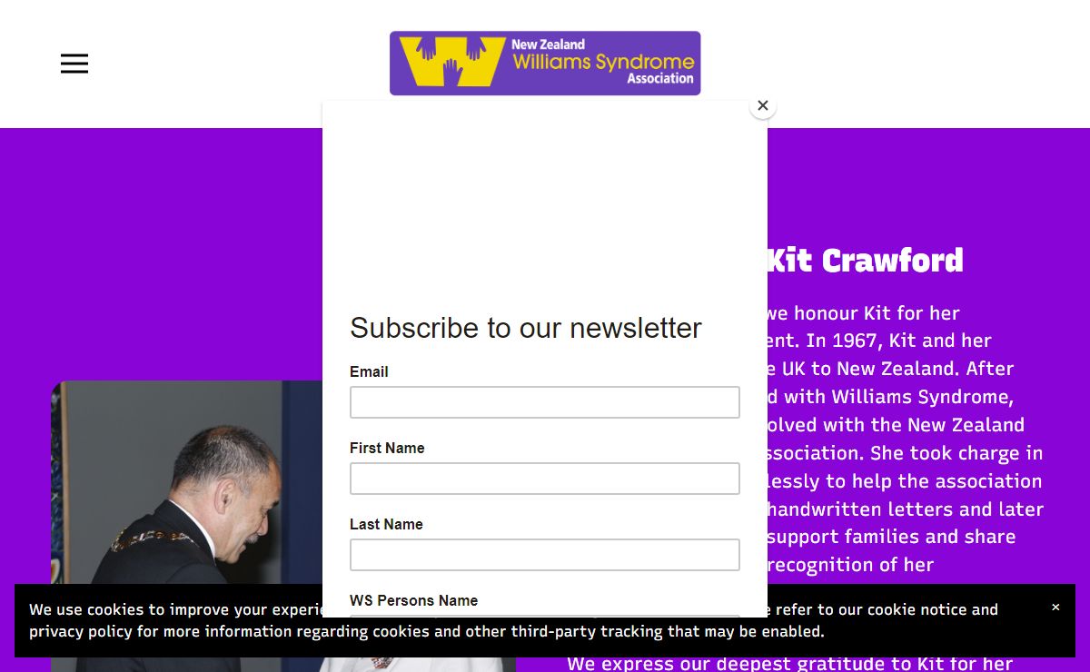 Home - New Zealand WIlliams Syndrome Association