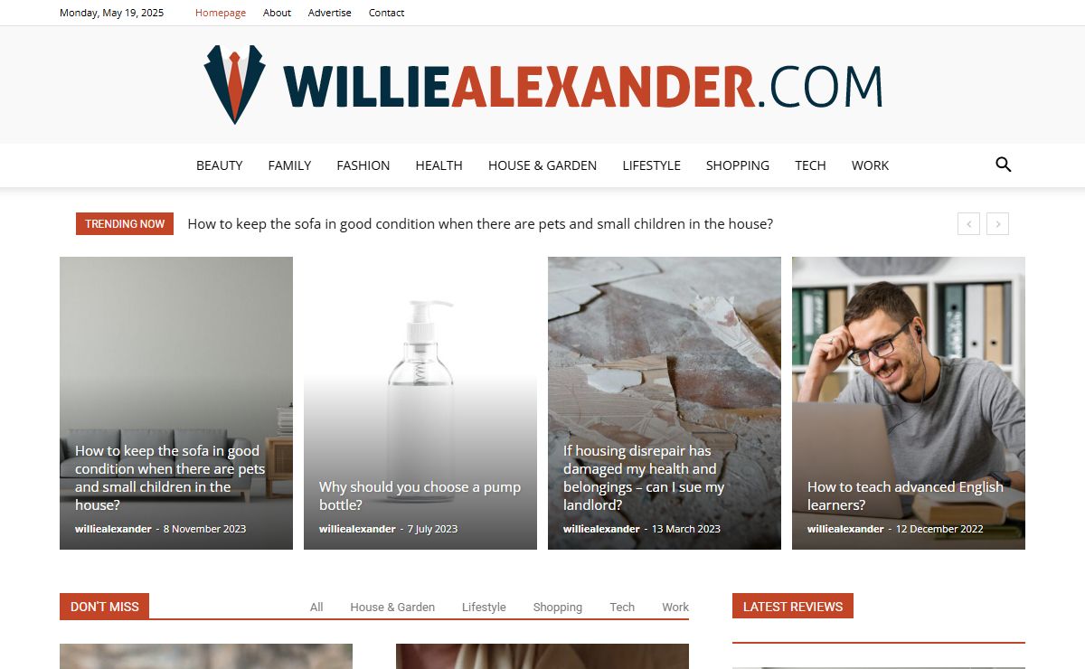 Homepage - WillieAlexander.com