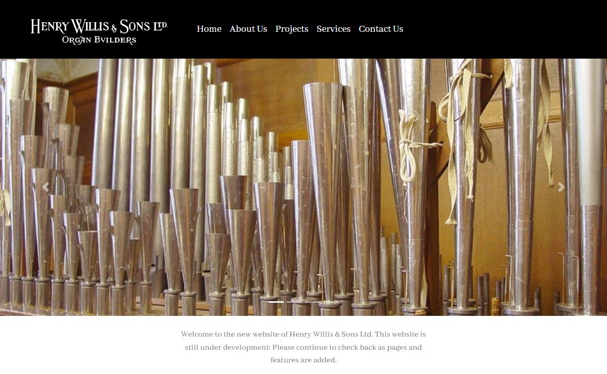 Henry Willis & Sons Ltd. Organ Builders