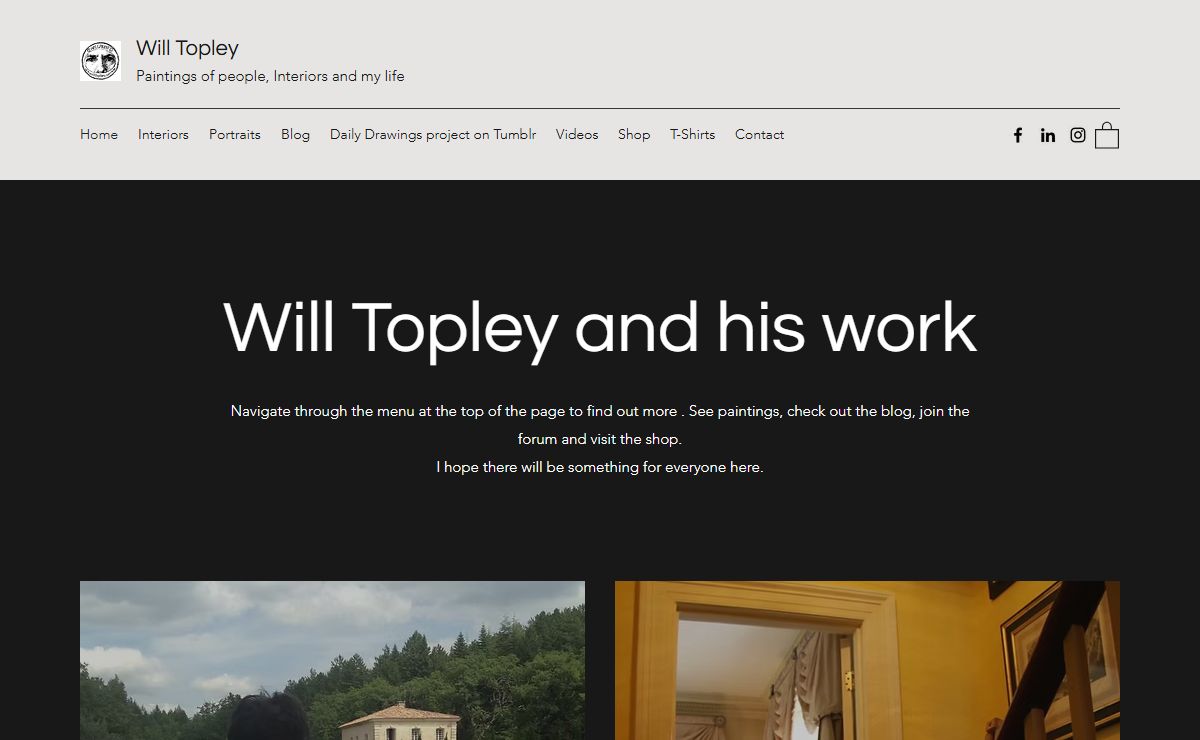 The work of Will Topley| Paintings of interiors, Portraits and more