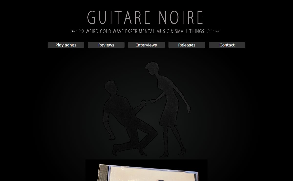 Guitare Noire - WEIRD COLD WAVE Experimental music & SMALL THINGS