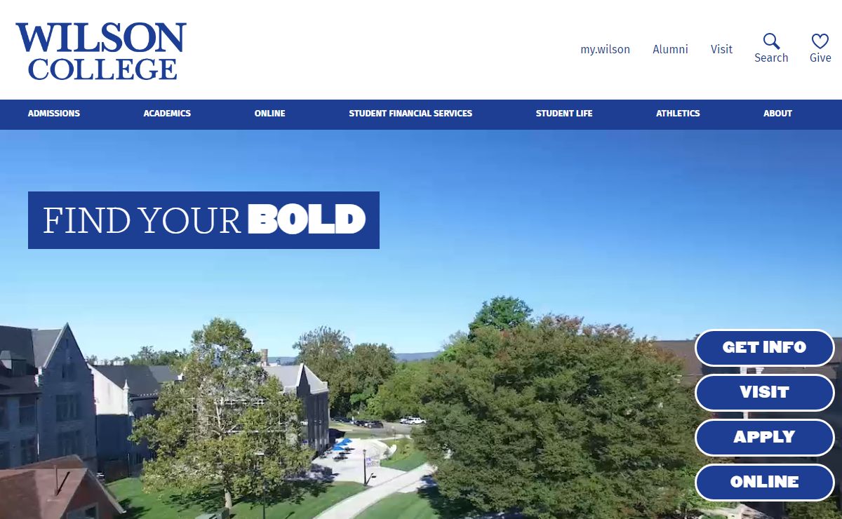 Find Your Bold | Wilson Edu