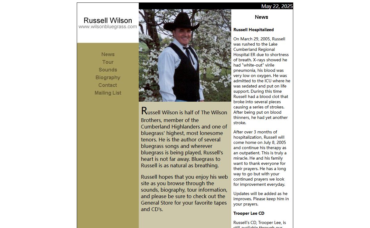 Russell Wilson - Traditional Bluegrass
