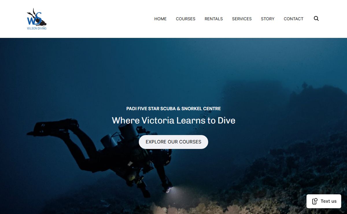 Home | Wilson Diving