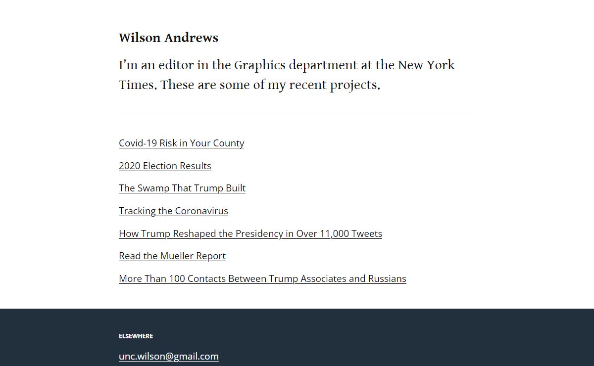 Wilson Andrews — Graphics and Design