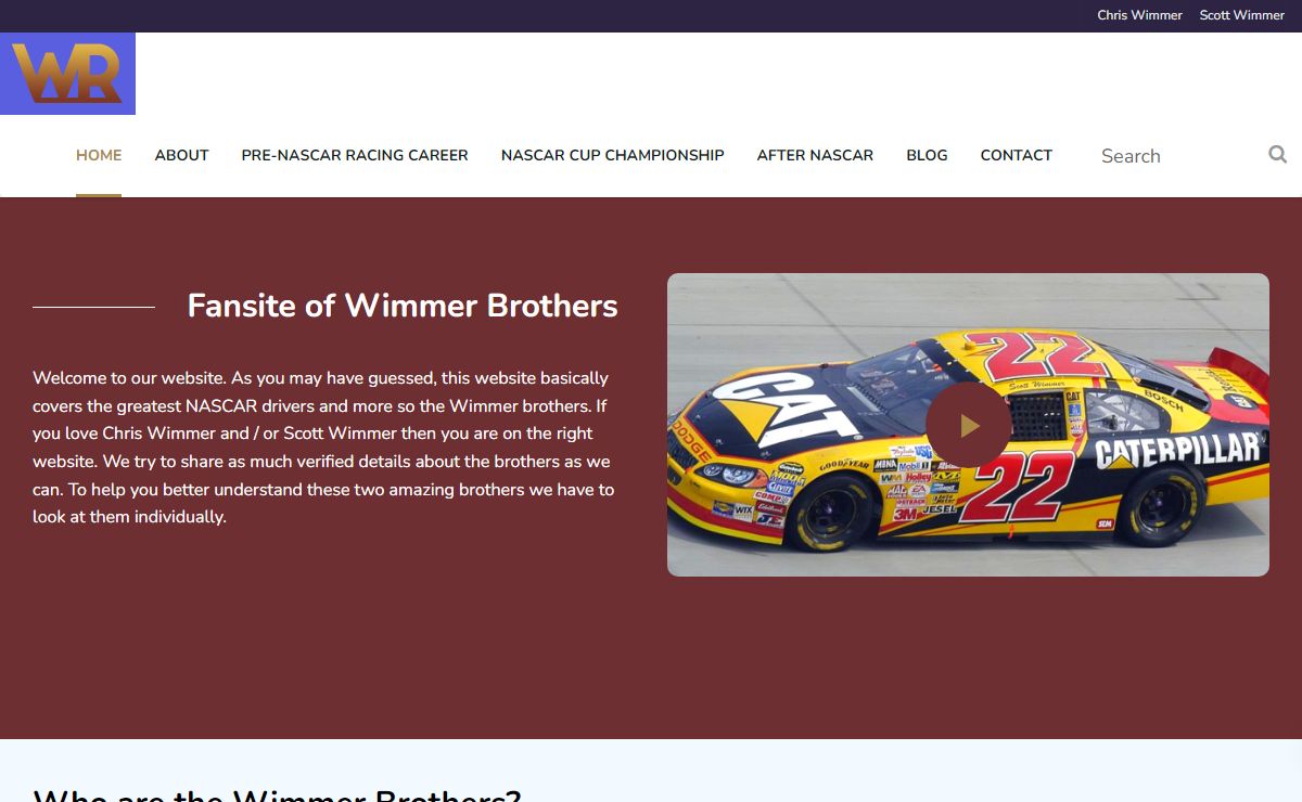 The Best NASCAR Drivers Ever | Current Status of Wimmer Brothers