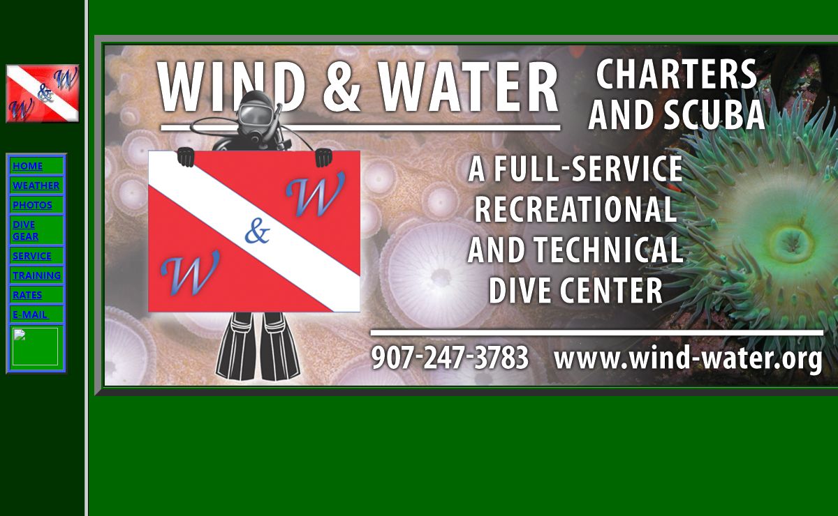 SCUBA DIVE ALASKA Wind & Water Charters, Alaska Dive Shop and SCUBA Diving Center
