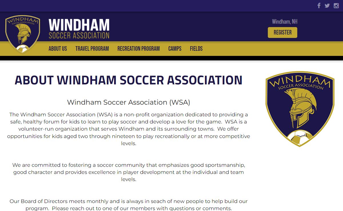 Windham Soccer Association | Home