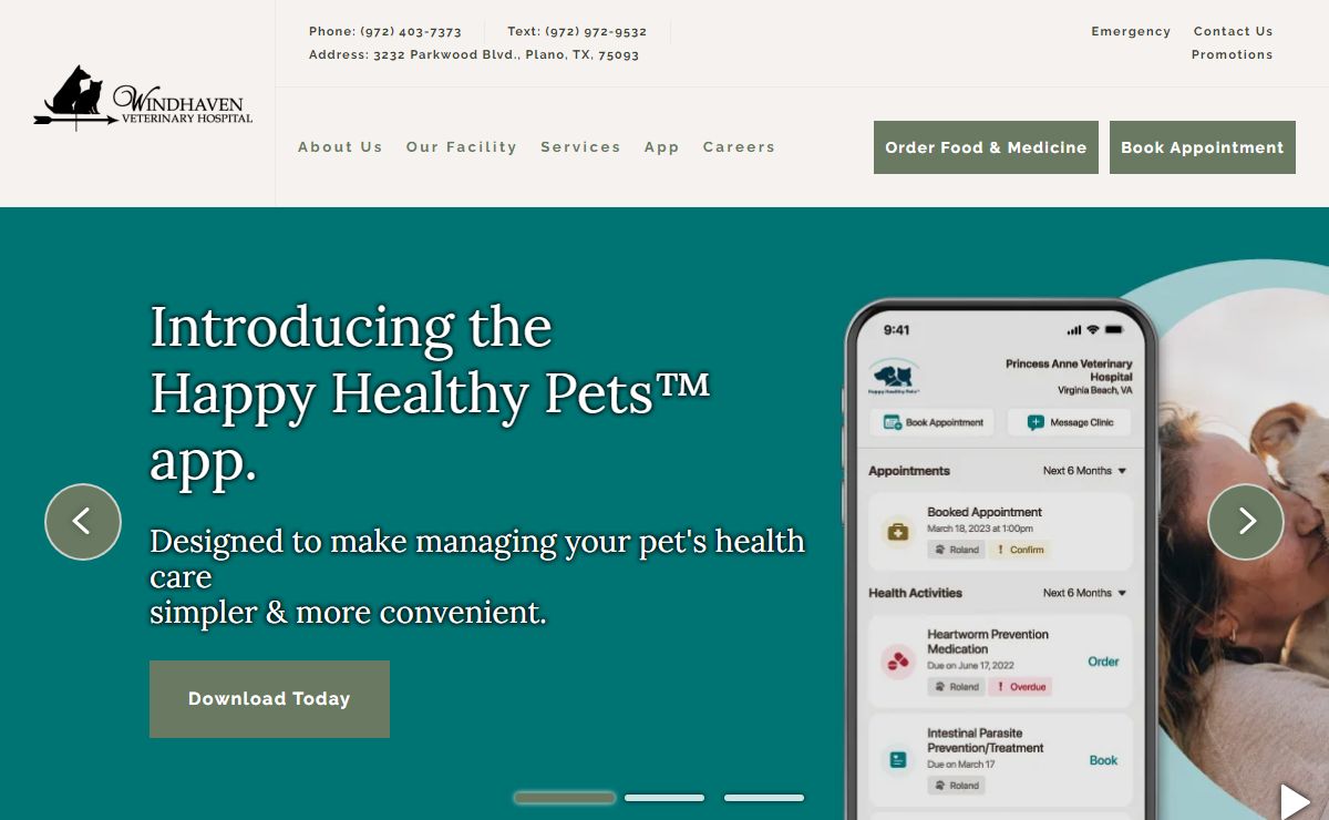 Homepage | Windhaven Veterinary Hospital