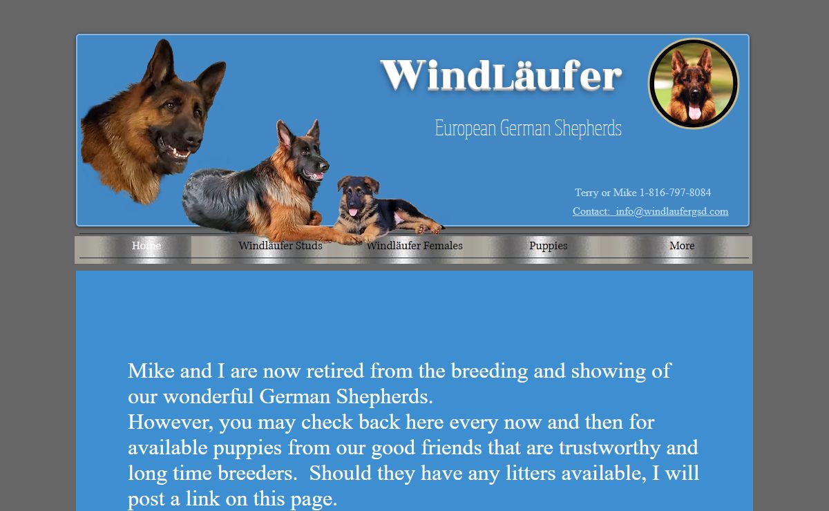 European German Shepherd Breeder | United States | Windlaufergsd