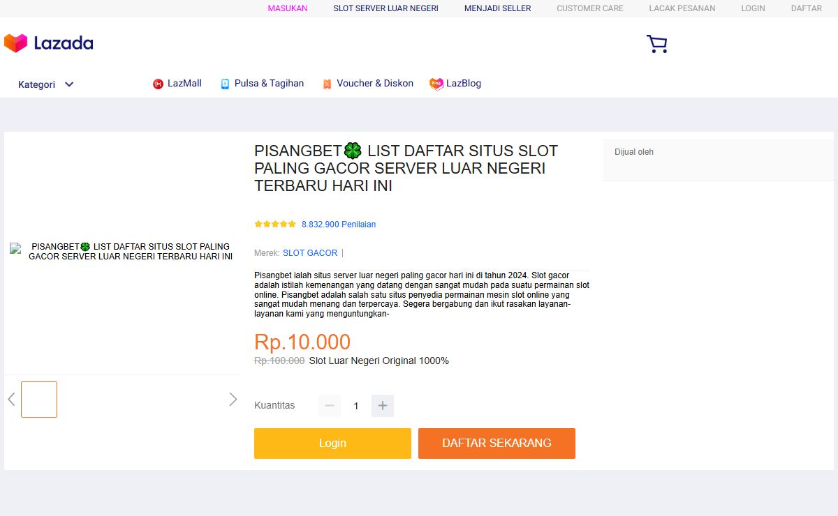 PISANGBET🍀 LIST DAFTAR SITUS SLOT PALING GACOR SERVER LUAR NEGERI TERBARU HARI INI