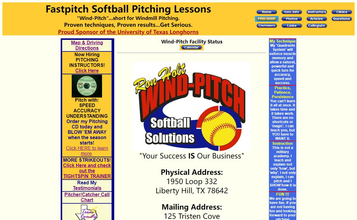 Fastpitch Softball Pitching Instruction
